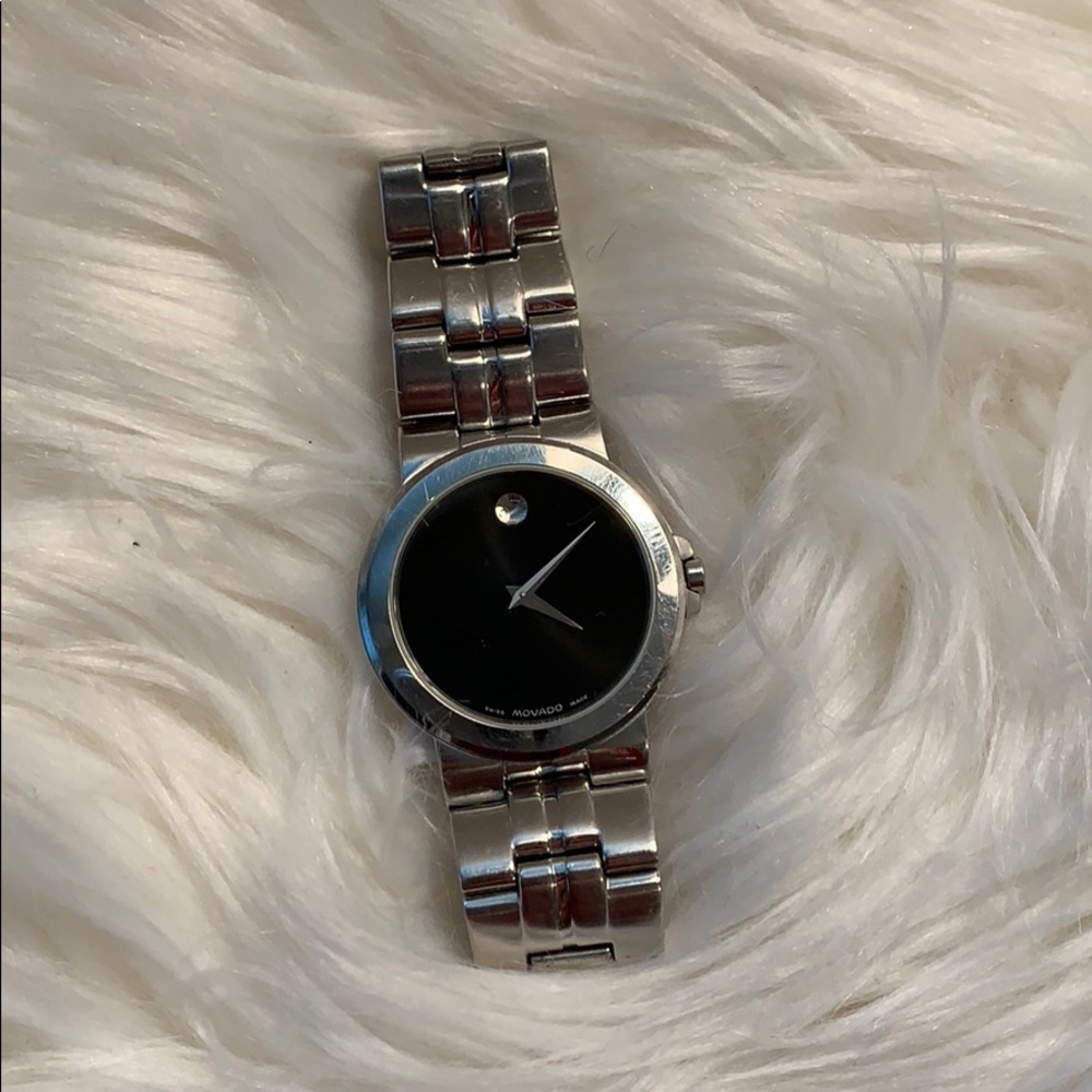 Movado Silver 84 E4 1891 Watch